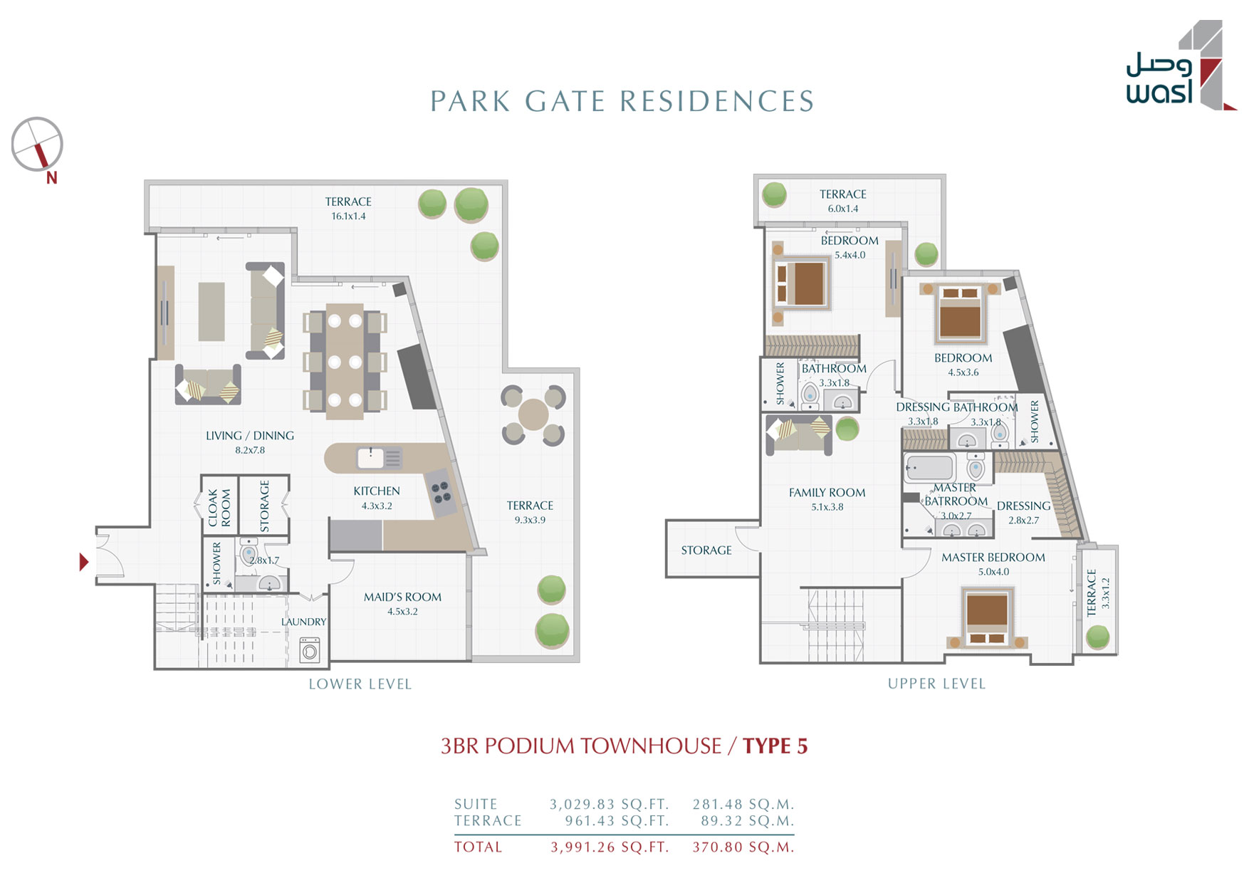 Wasl Park Gate Residences floor plan 2