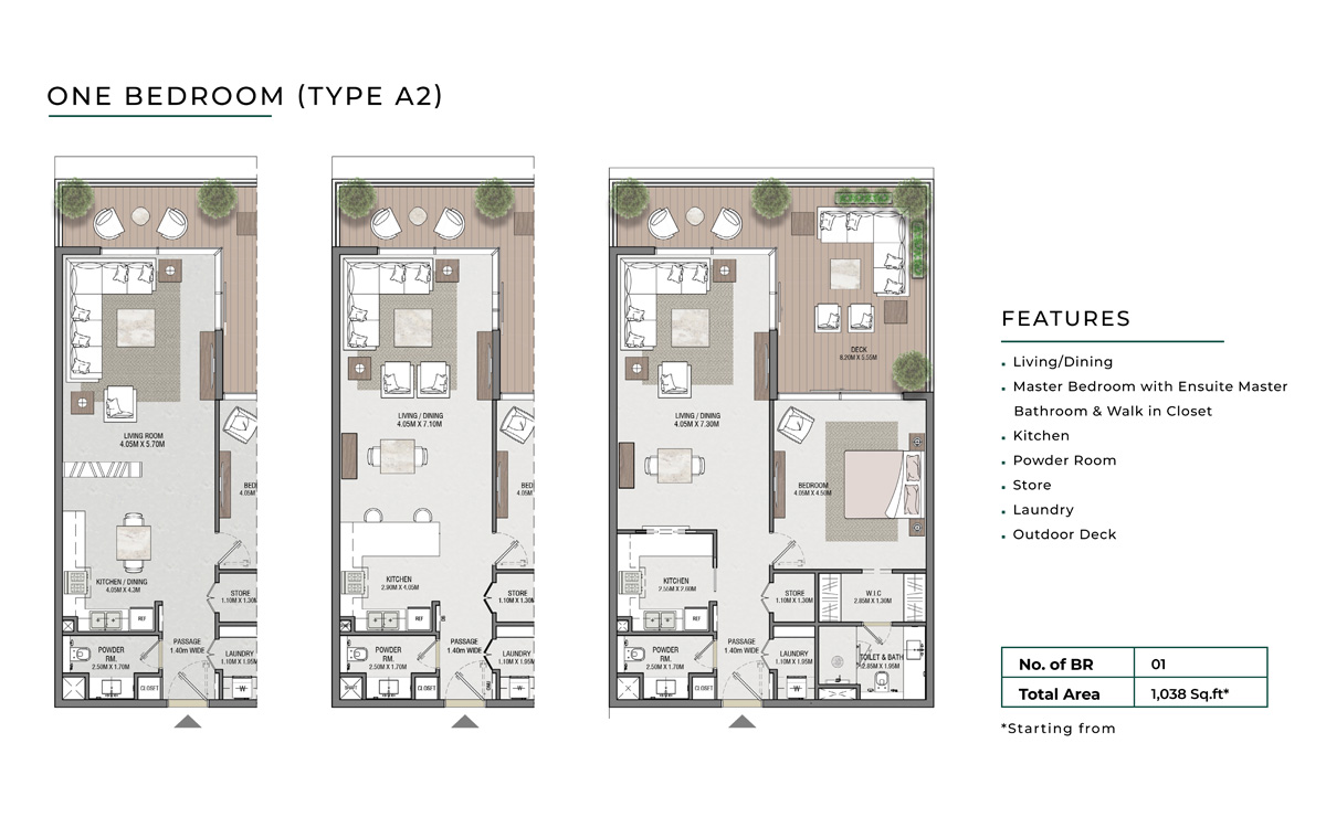 Manzel and Majlis Reem Island floor plan 1