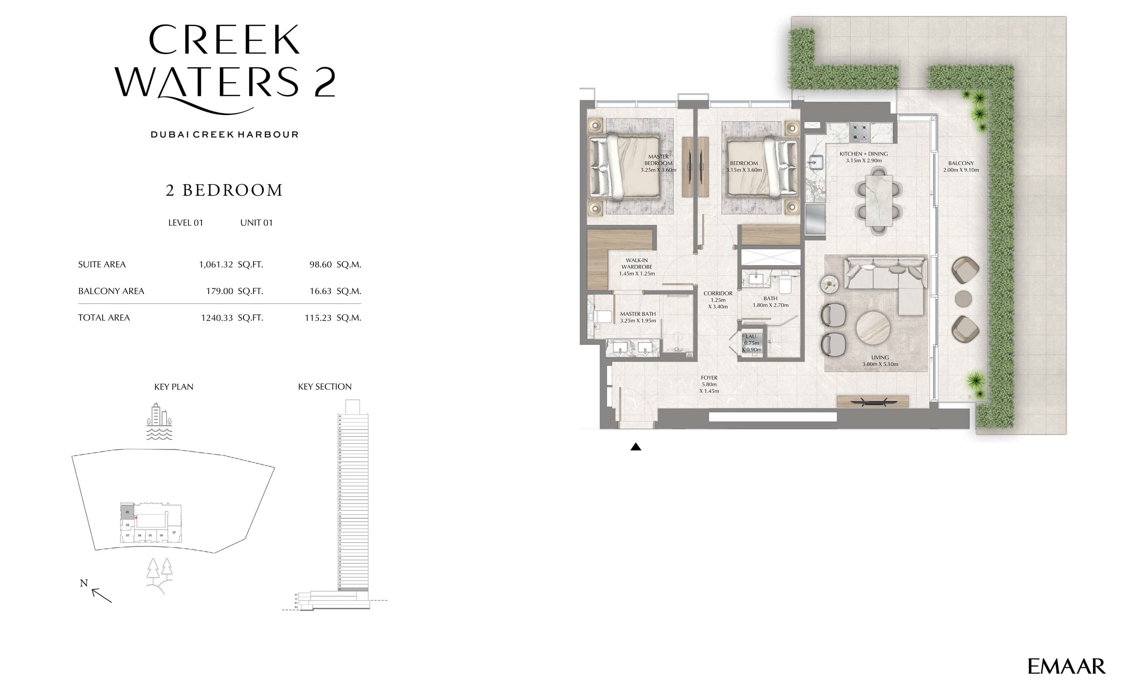 Emaar Creek Waters 2 floor plan 2