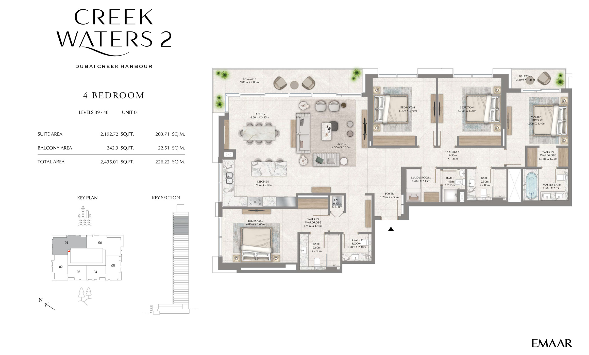 Emaar Creek Waters 2 floor plan 5