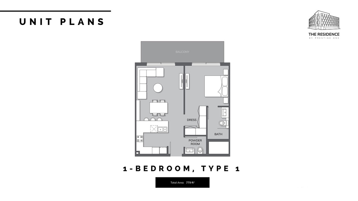 The Residence by Prestige One floor plan 2