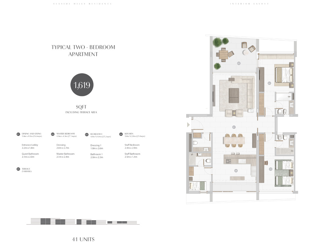 Seaside Hills Residences floor plan 2