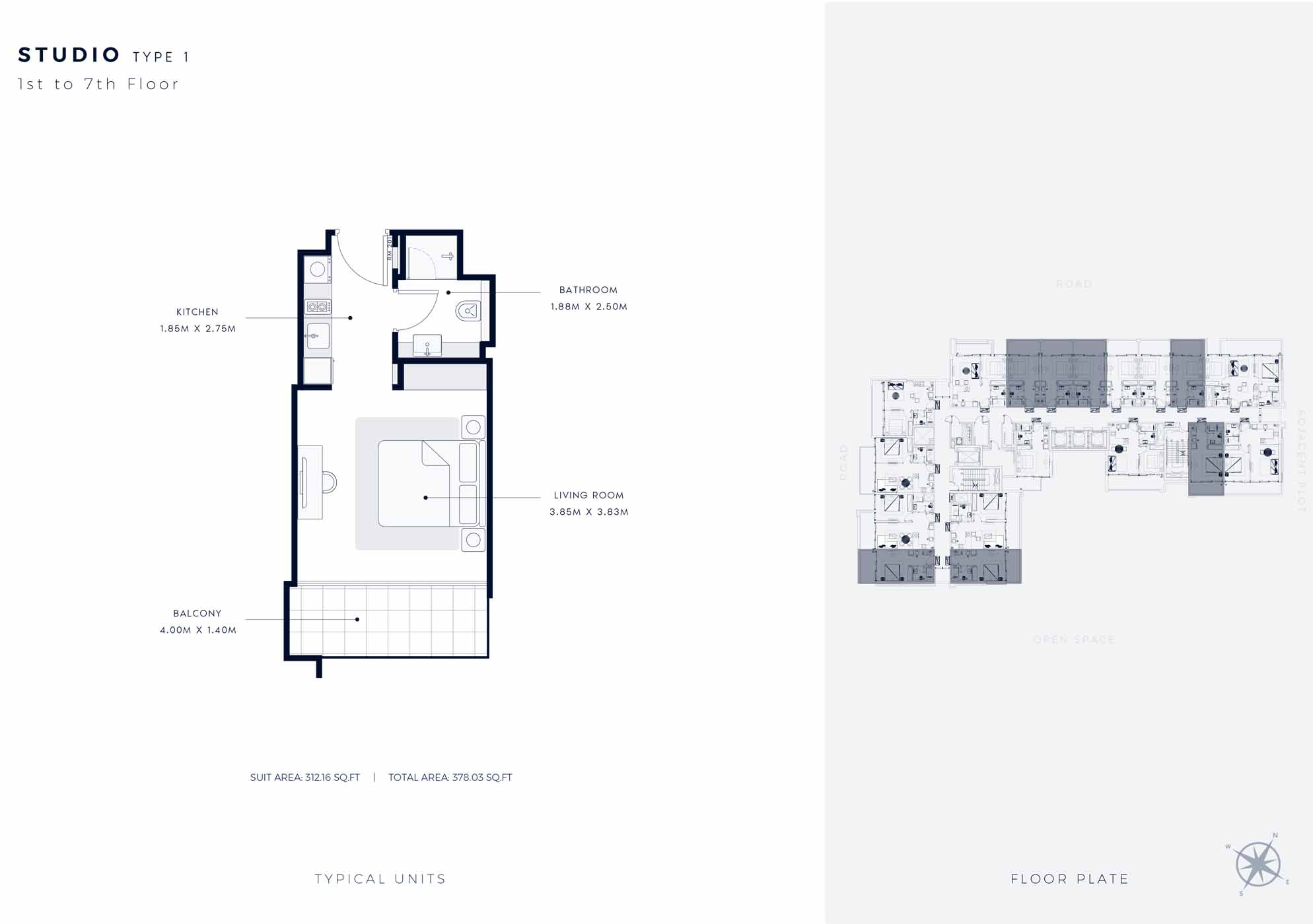 Azizi Riviera 63 floor plan 1
