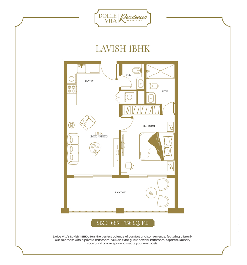 Vincitore Dolce Vita floor plan 2