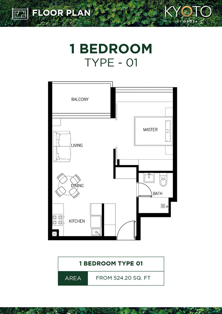 Kyoto by Oro24 floor plan 2