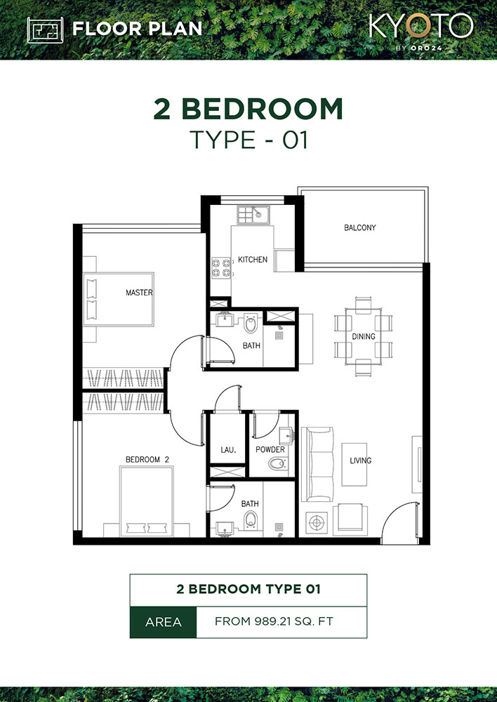 Kyoto by Oro24 floor plan 3