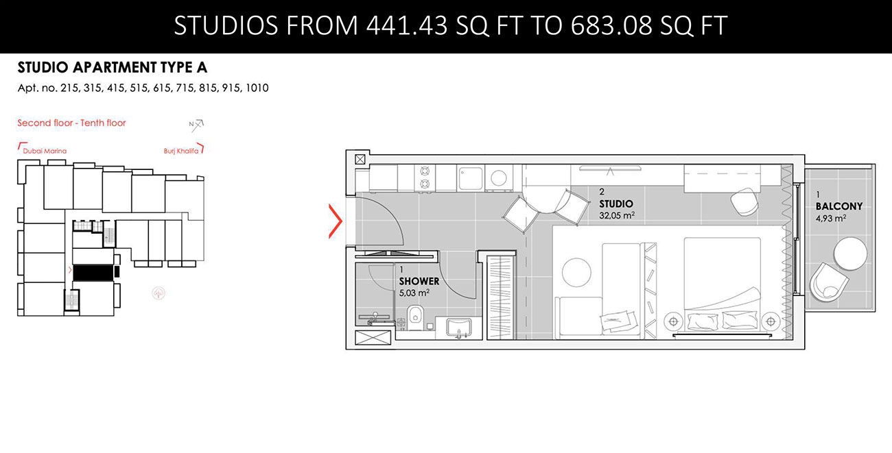 Stonehenge Residence at JVC floor plan 1