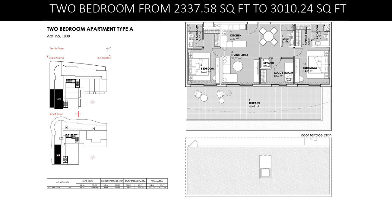 Stonehenge Residence at JVC floor plan 3