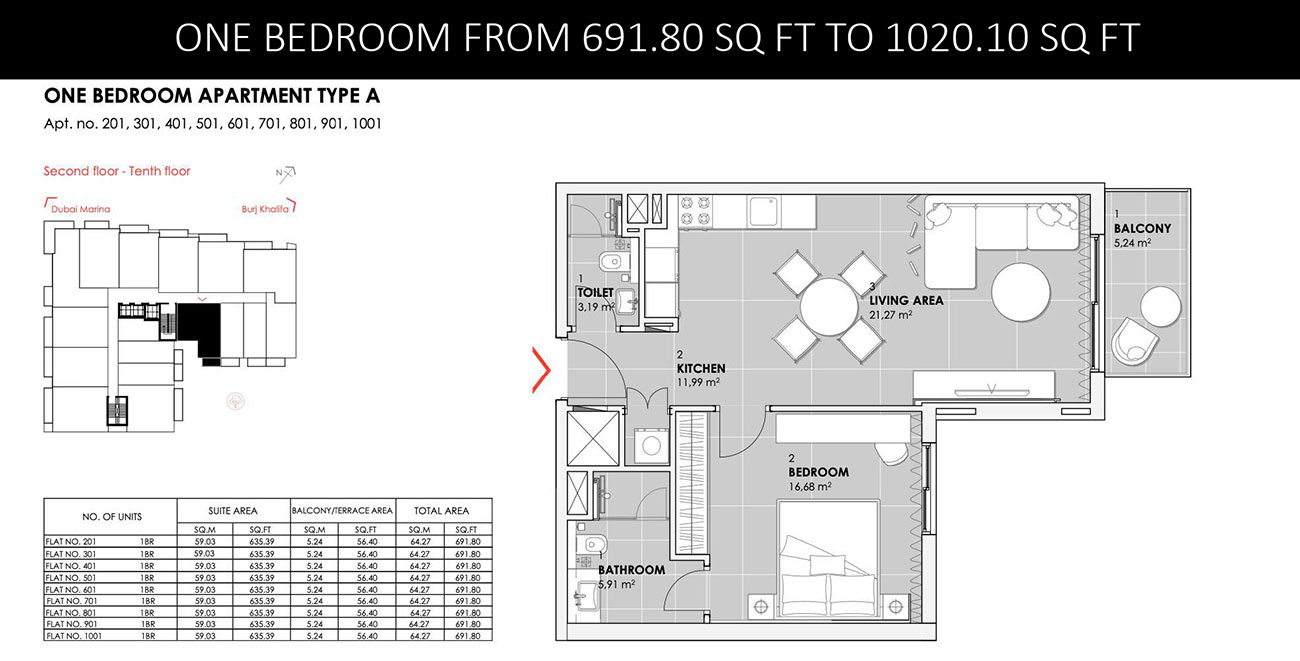 Stonehenge Residence at JVC floor plan 2