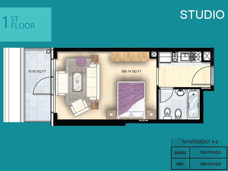 Al Manara Tower floor plan 1