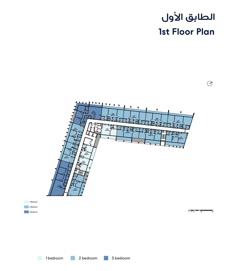 Nesba 1 at Aljada floor plan 2