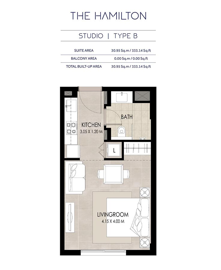 Nshama The Hamilton floor plan 1
