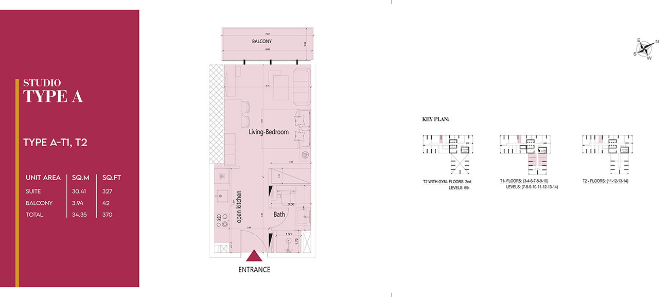 Society House at Downtown Dubai floor plan 1