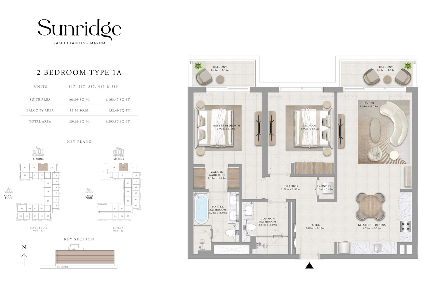 Emaar Sunridge Mina Rashid floor plan 2