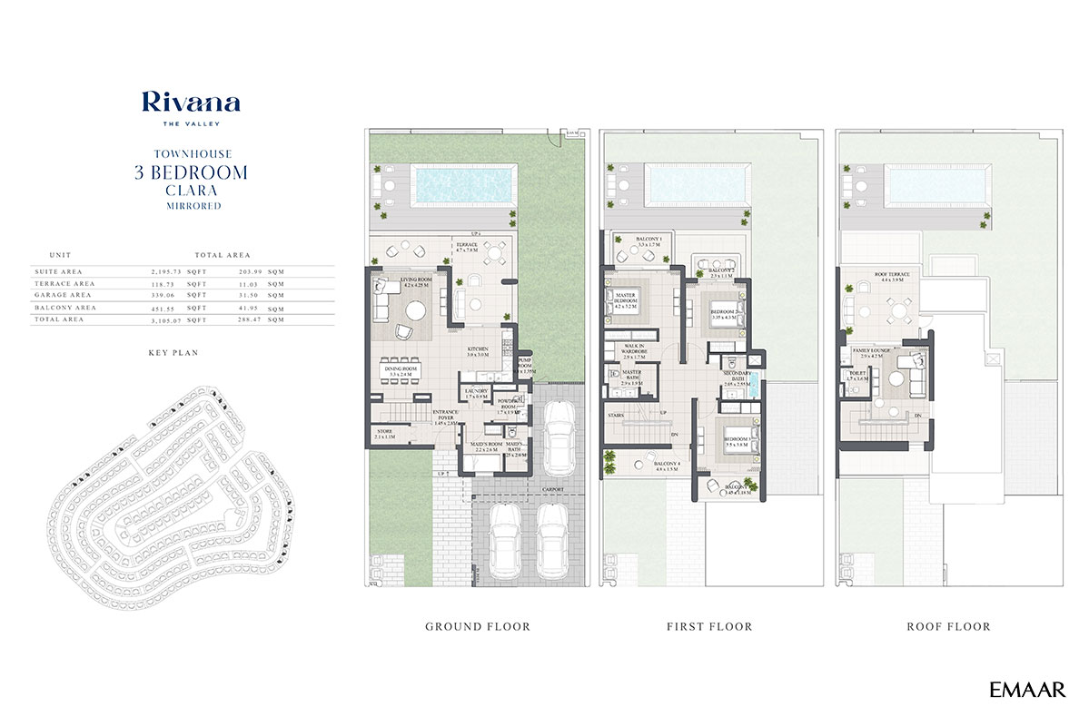 Rivana at The Valley floor plan 1