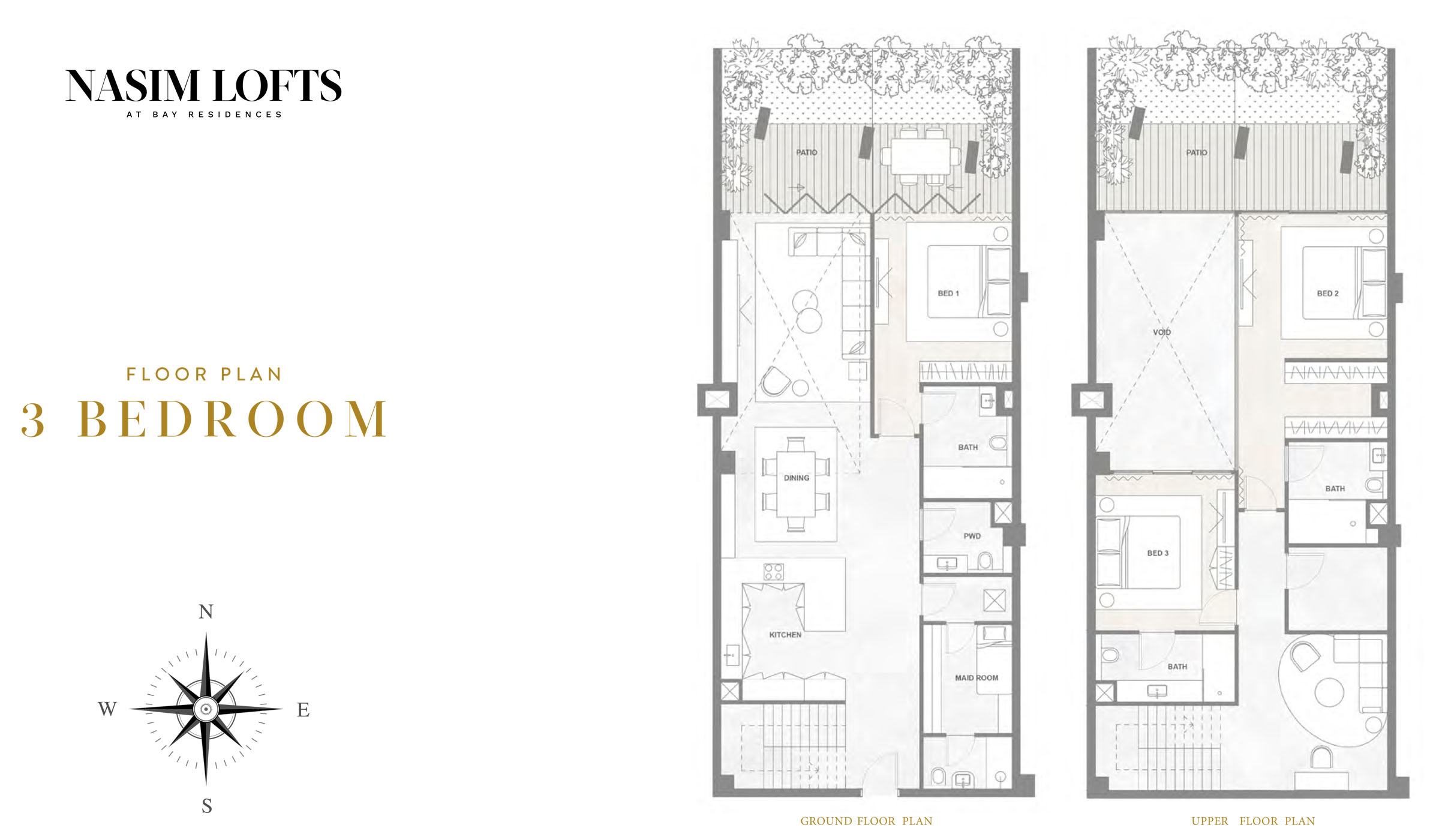 Nasim Lofts at Bay Residences floor plan 3