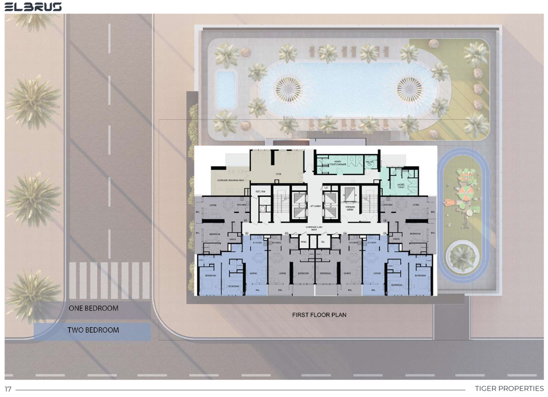 Elbrus Tower at JVT floor plan 1