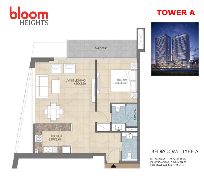 Bloom Heights floor plan 3