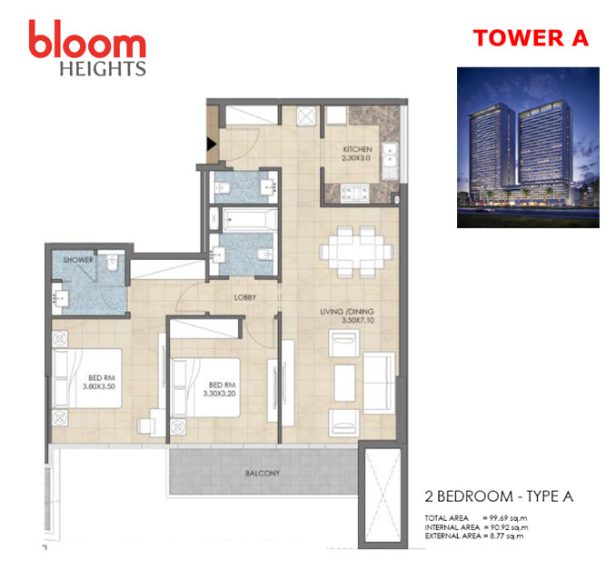 Bloom Heights floor plan 4