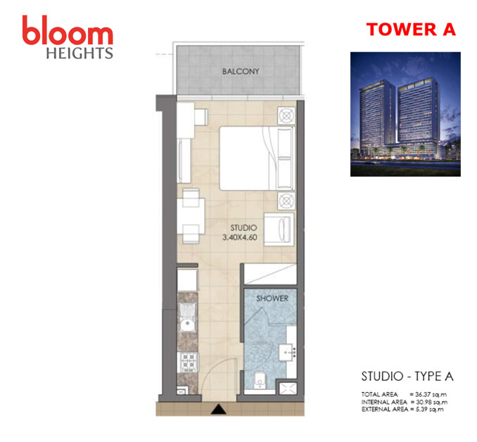 Bloom Heights floor plan 1