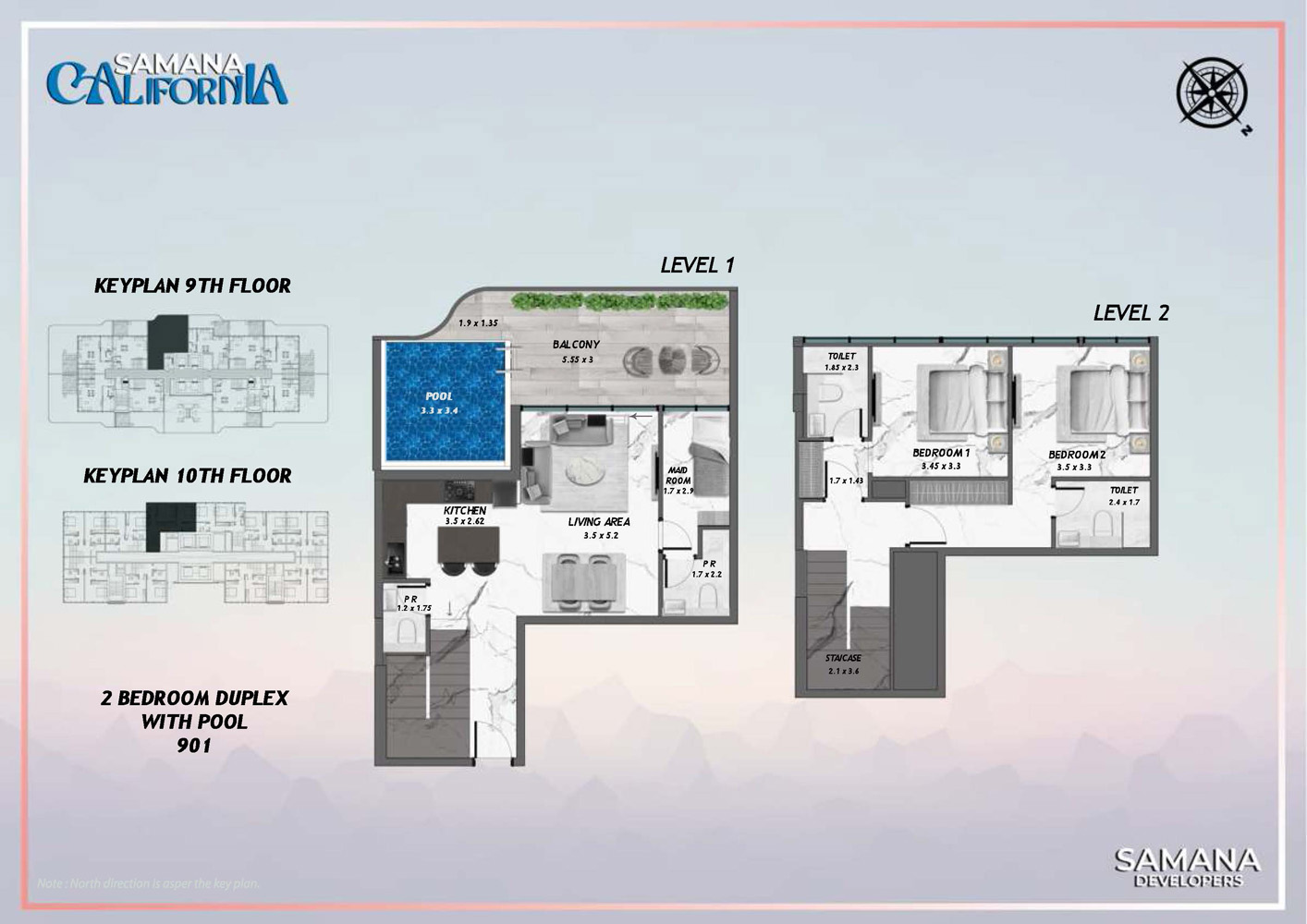 Samana California floor plan 4