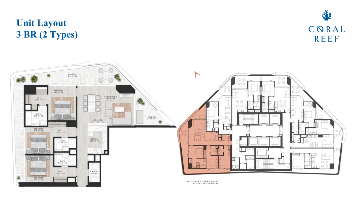 Damac Coral Reef floor plan 3