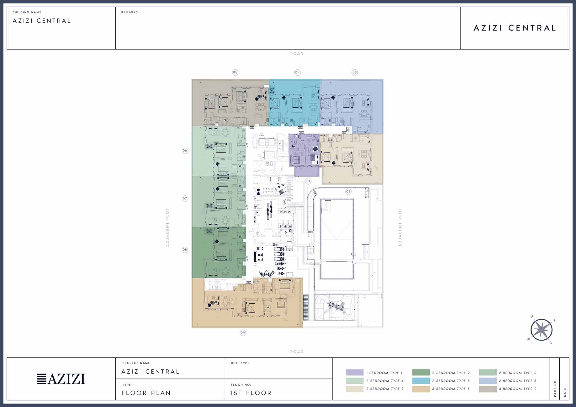 Azizi Central floor plan 2