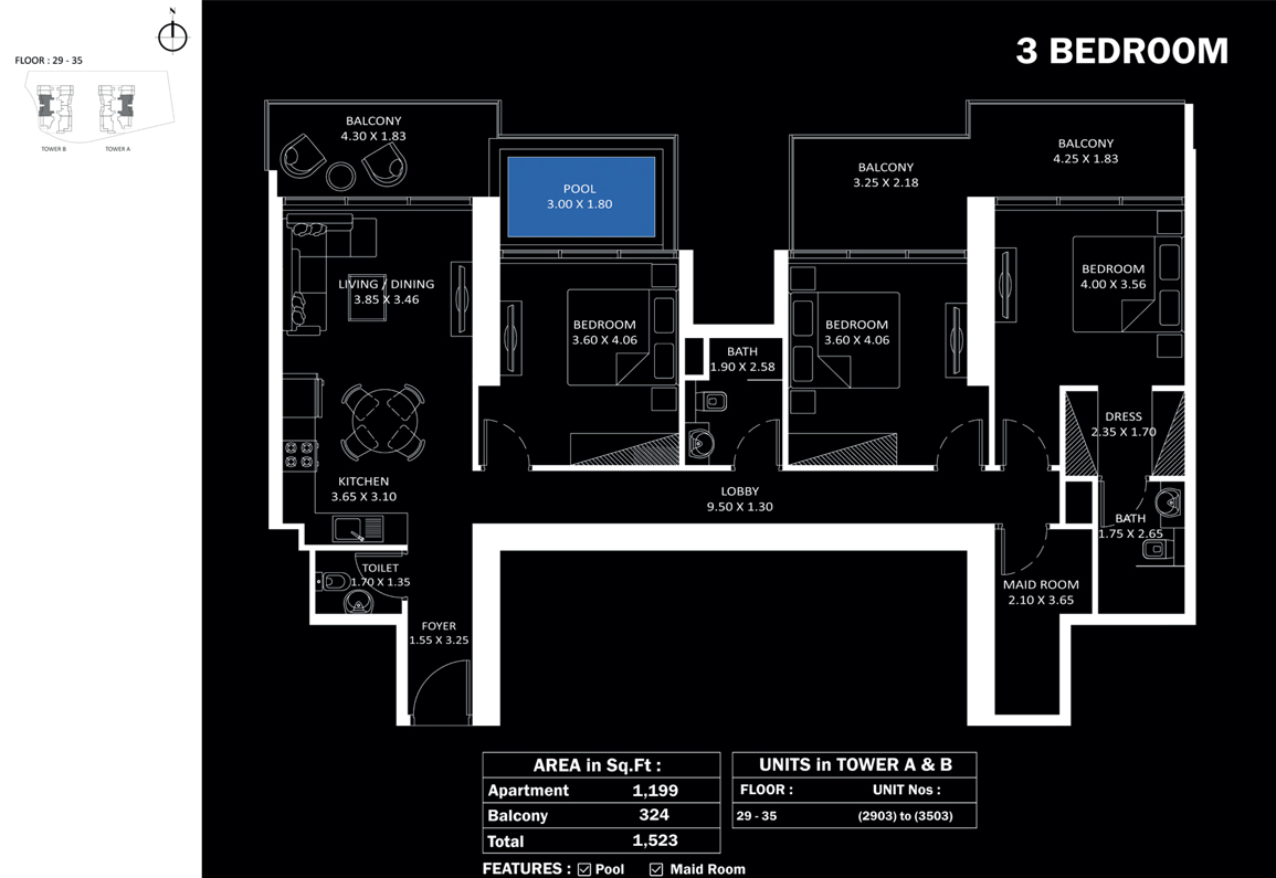 Danube Elitz 3 floor plan 5