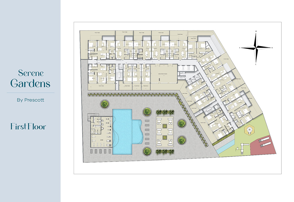 Serene Gardens at Al Furjan floor plan 3