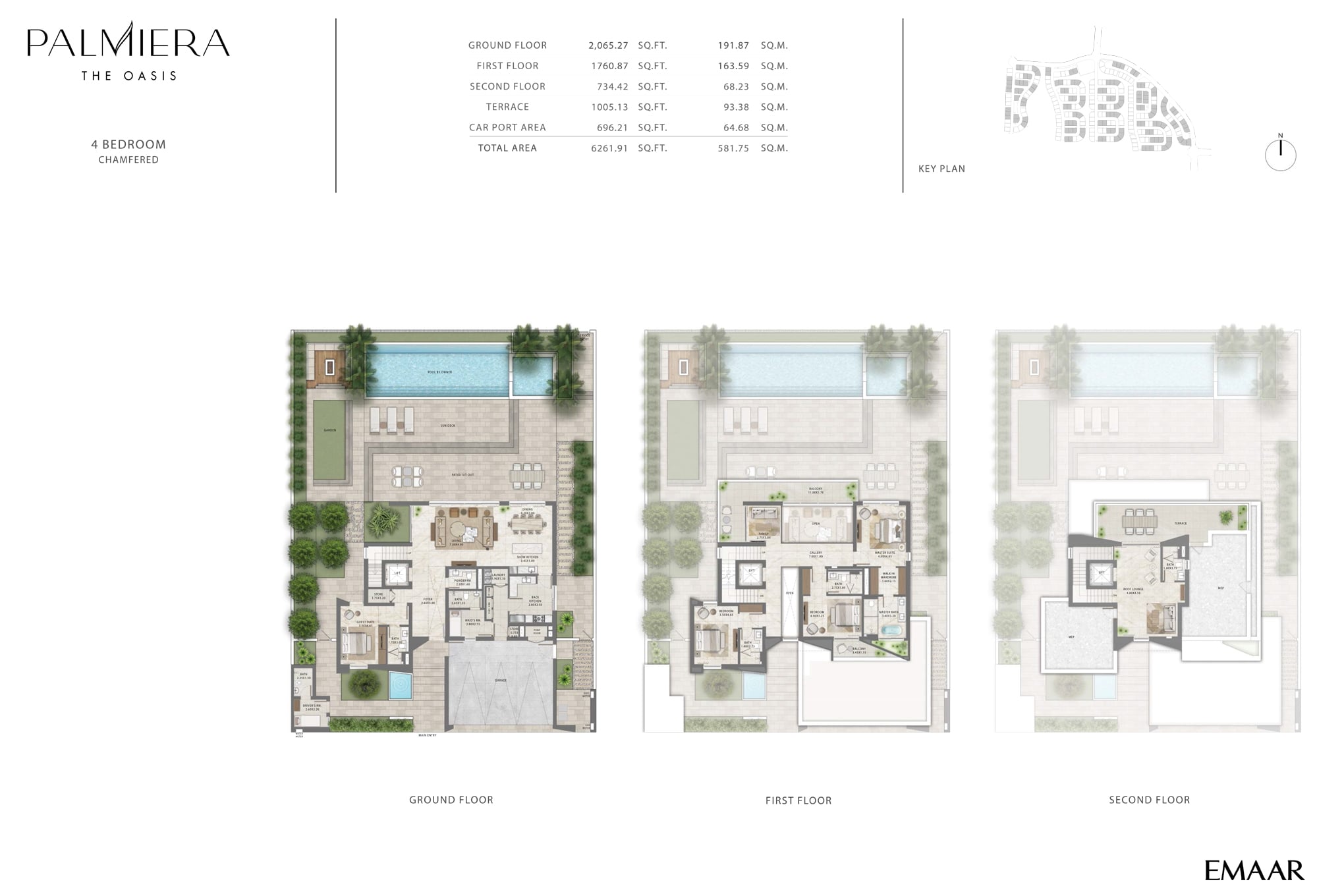 Palmiera at The Oasis floor plan 1