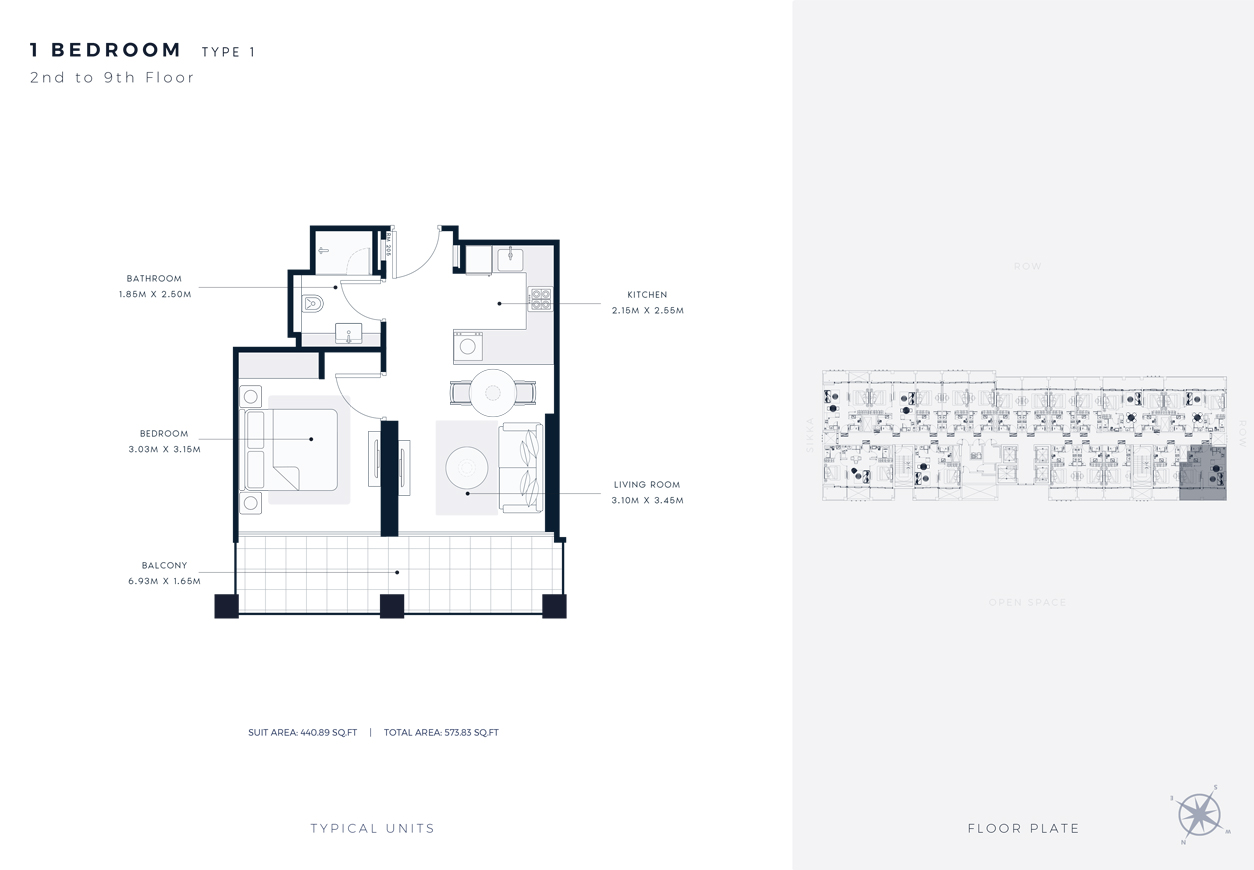 Azizi Riviera 65 floor plan 2