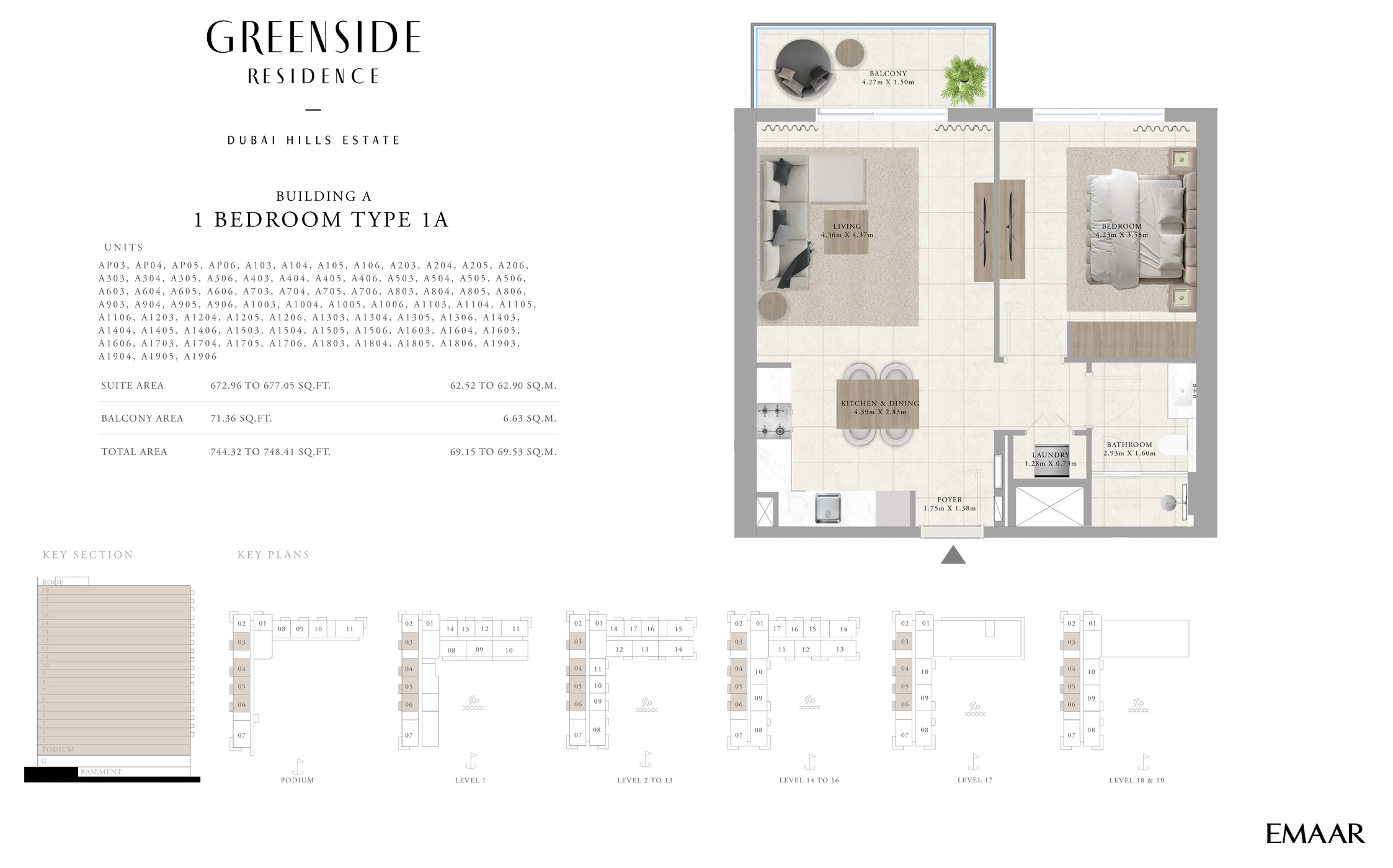 Greenside Residence floor plan 1