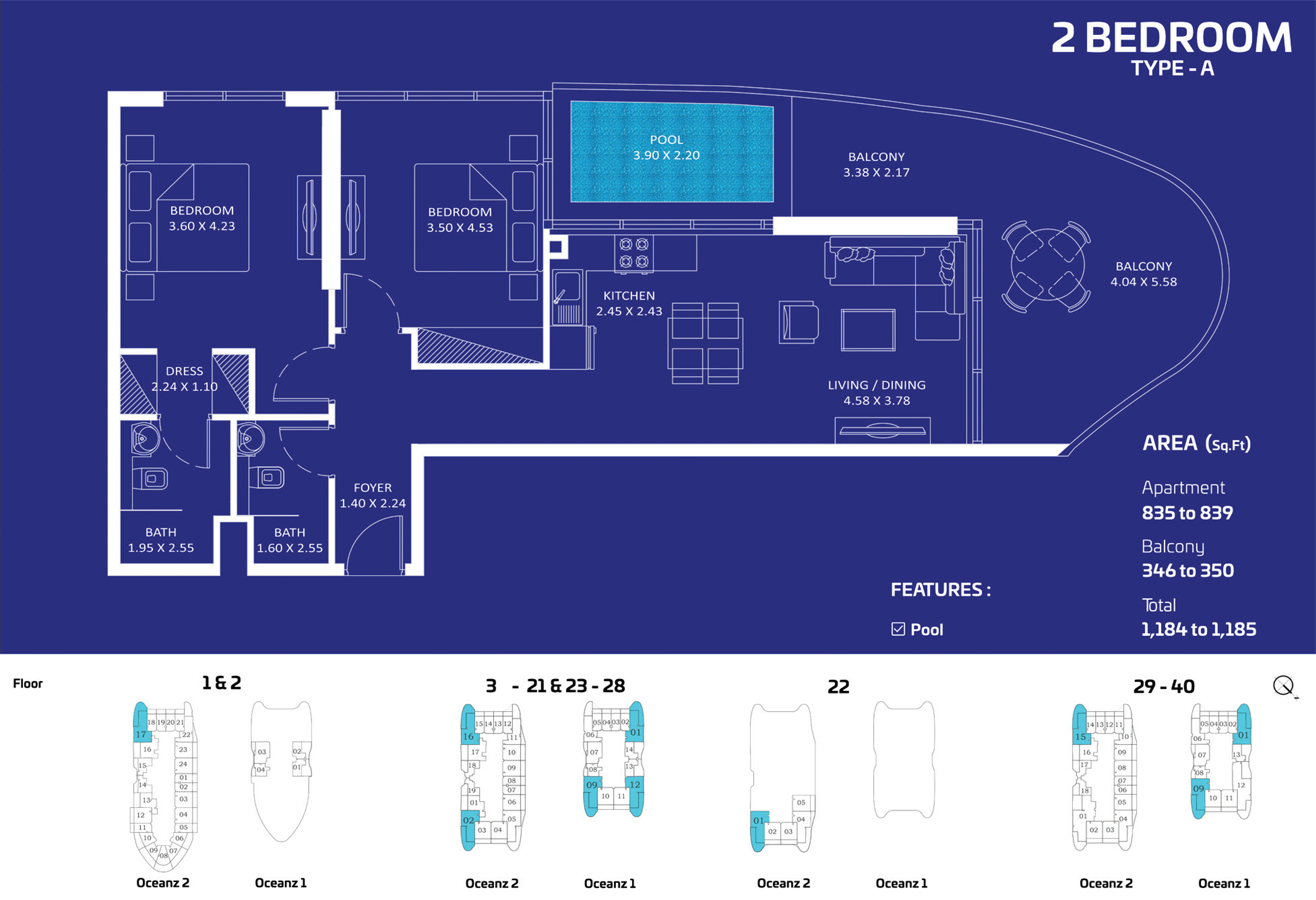 Oceanz by Danube floor plan 4