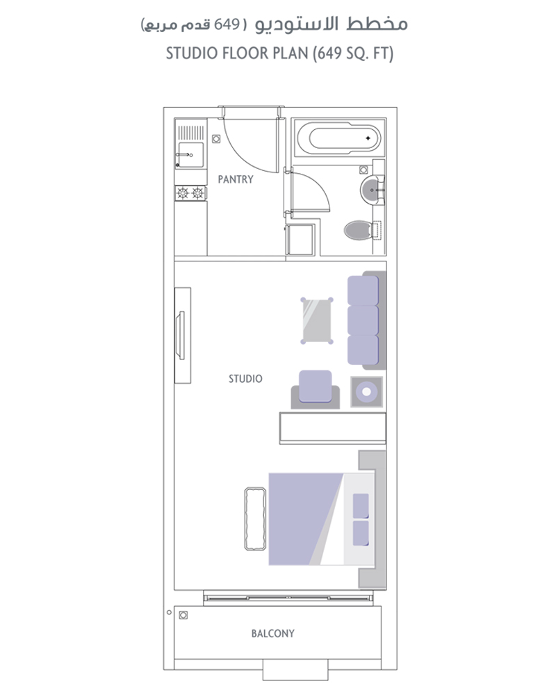 Canal Residence floor plan 1