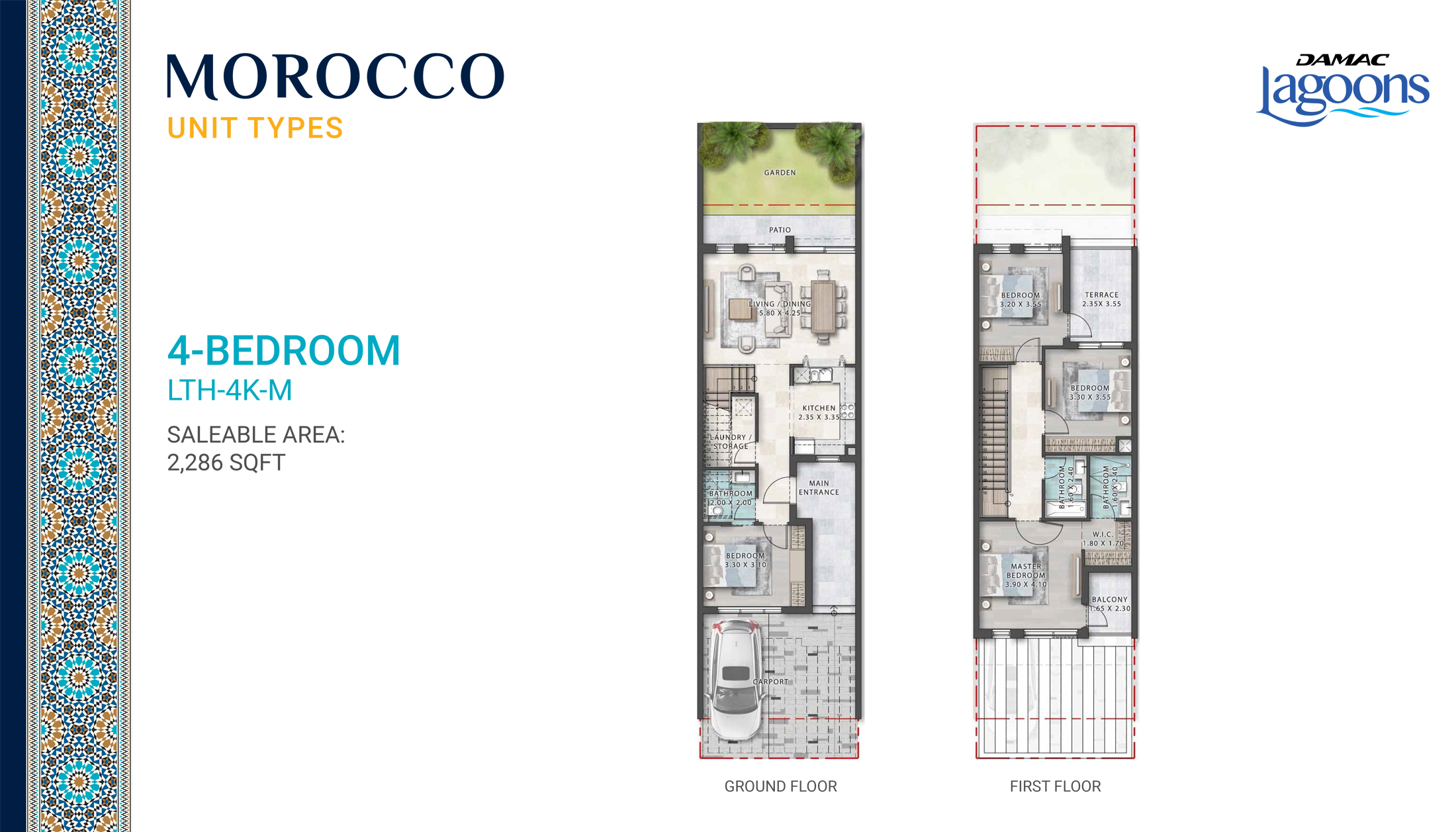 Morocco Phase 2 at Damac Lagoons floor plan 1
