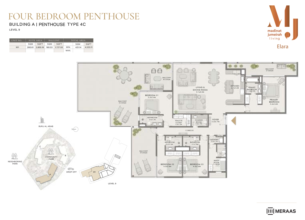 Elara at MJL floor plan 4