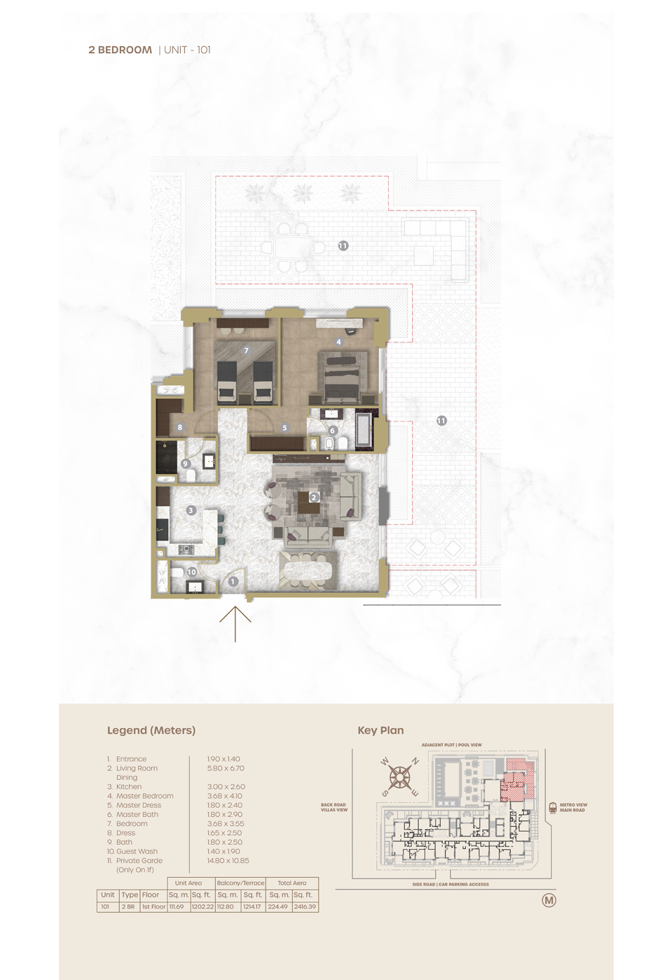 Avenue Residence 5 floor plan 3