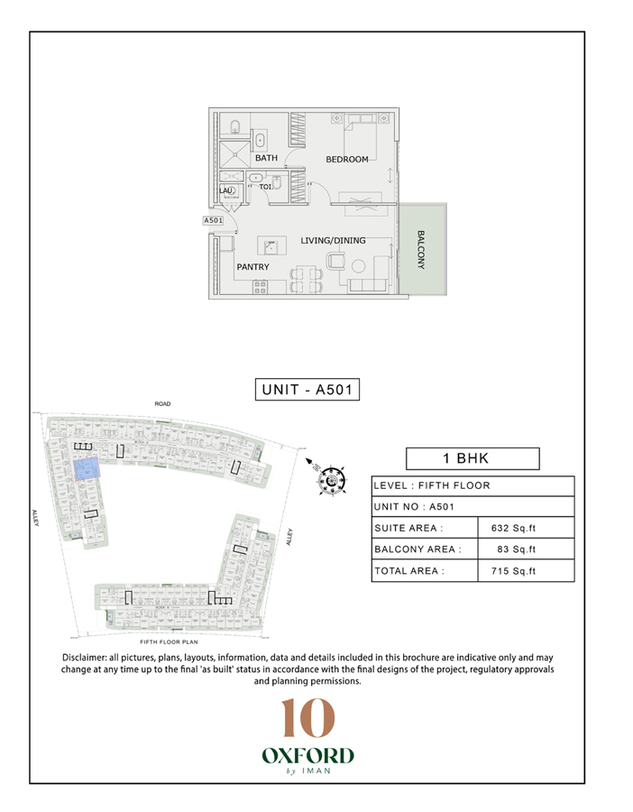 10 Oxford by Iman floor plan 2