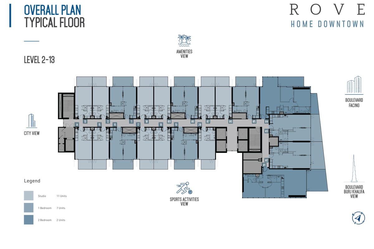 Rove Home at Downtown floor plan 3