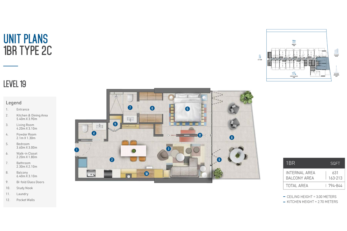 Rove Home at Downtown floor plan 2