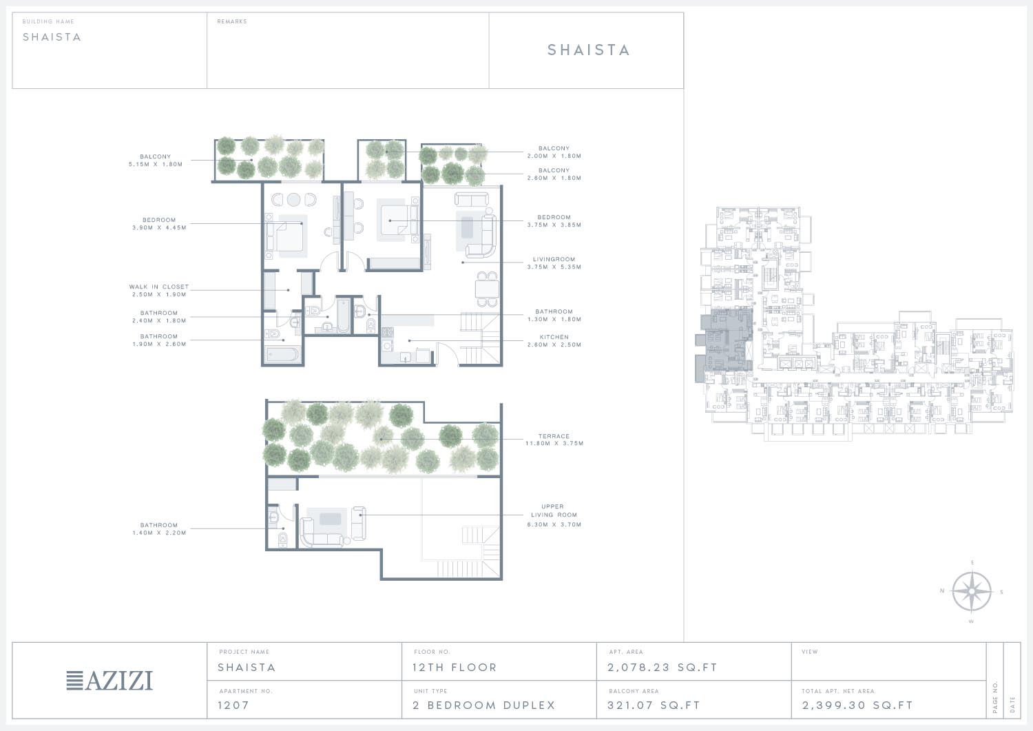 Azizi Shaista Serviced Residences floor plan 4