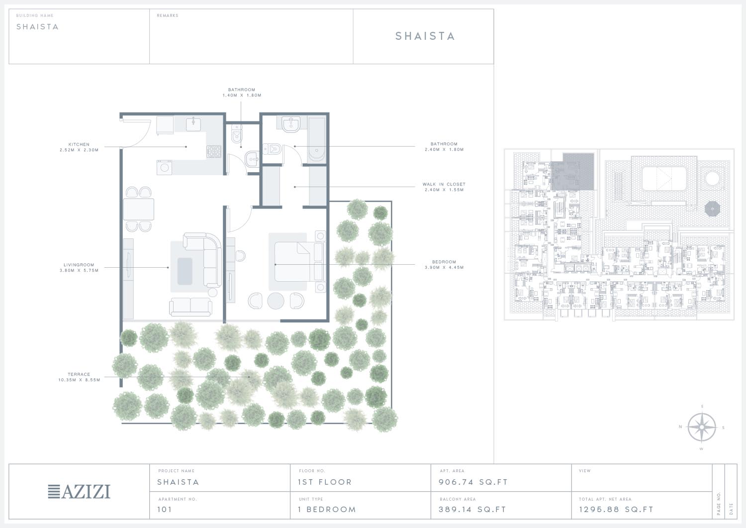 Azizi Shaista Serviced Residences floor plan 2