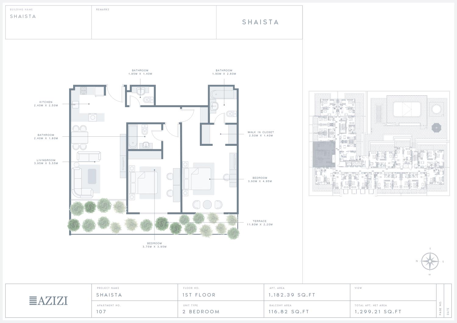 Azizi Shaista Serviced Residences floor plan 3