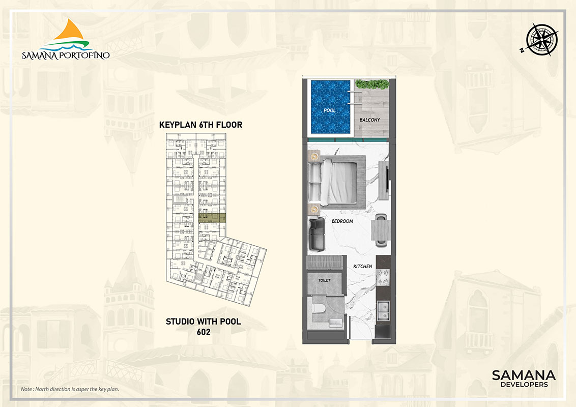 Samana Portofino floor plan 1