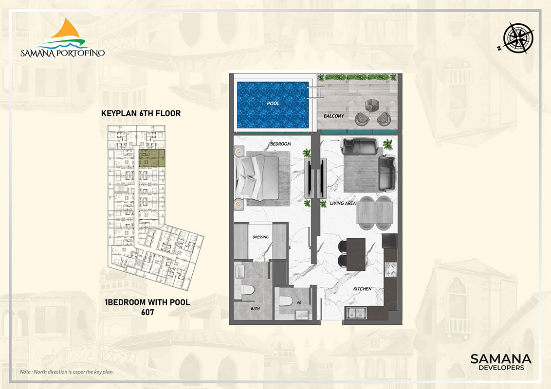 Samana Portofino floor plan 2