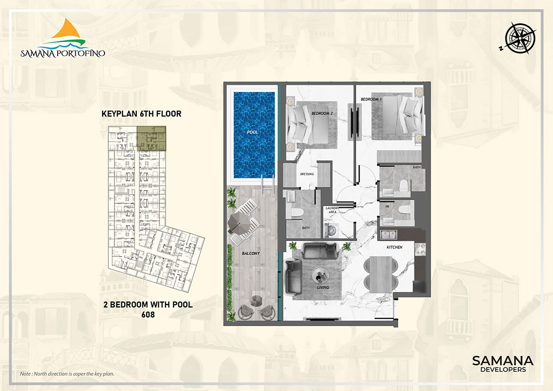 Samana Portofino floor plan 3