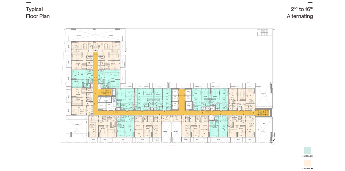 Binghatti Orchid floor plan 3
