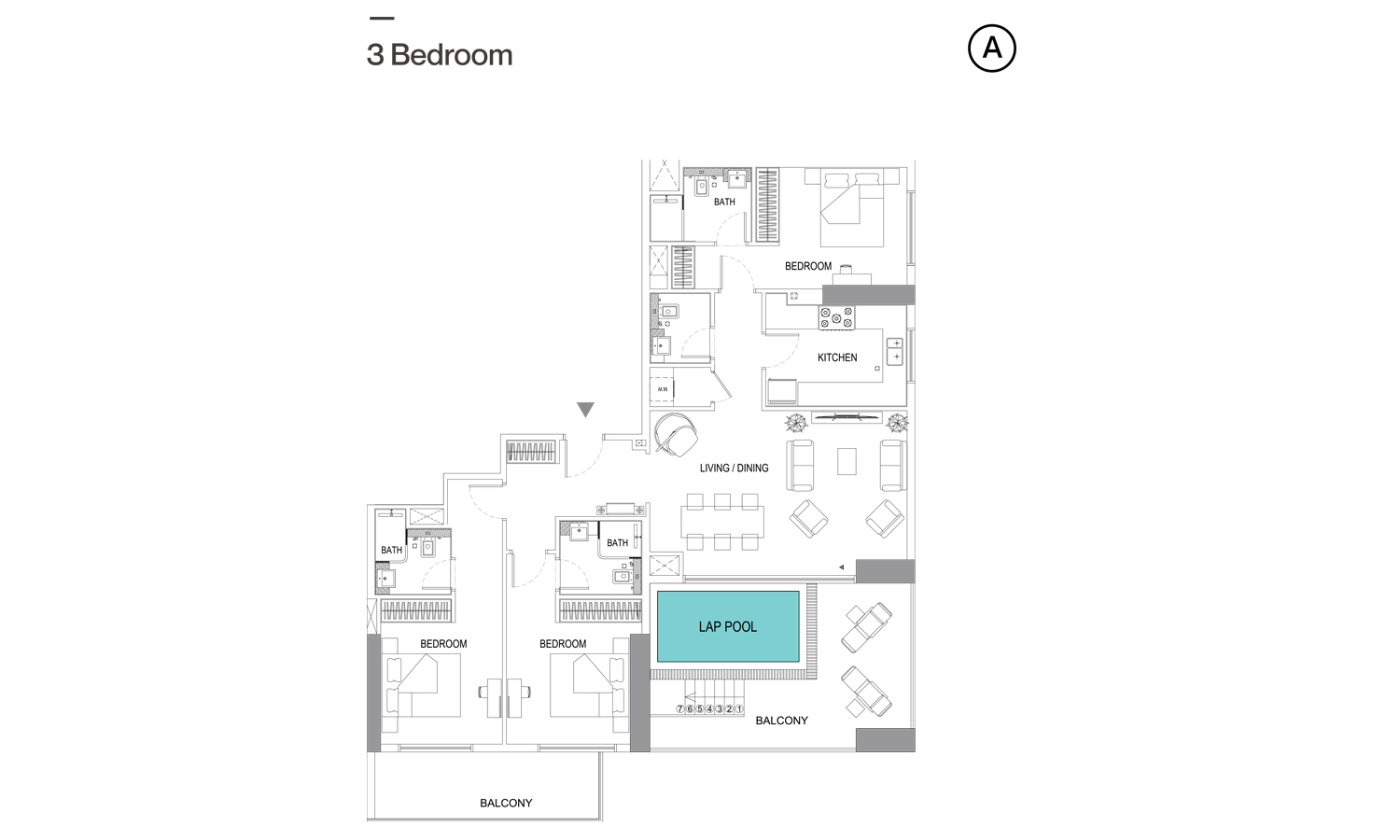 Binghatti Gardenia floor plan 5