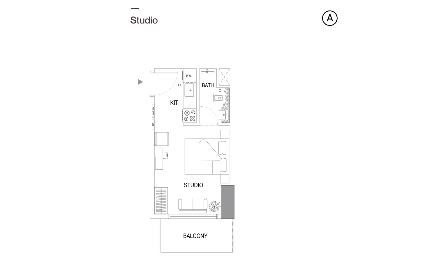 Binghatti Gardenia floor plan 1