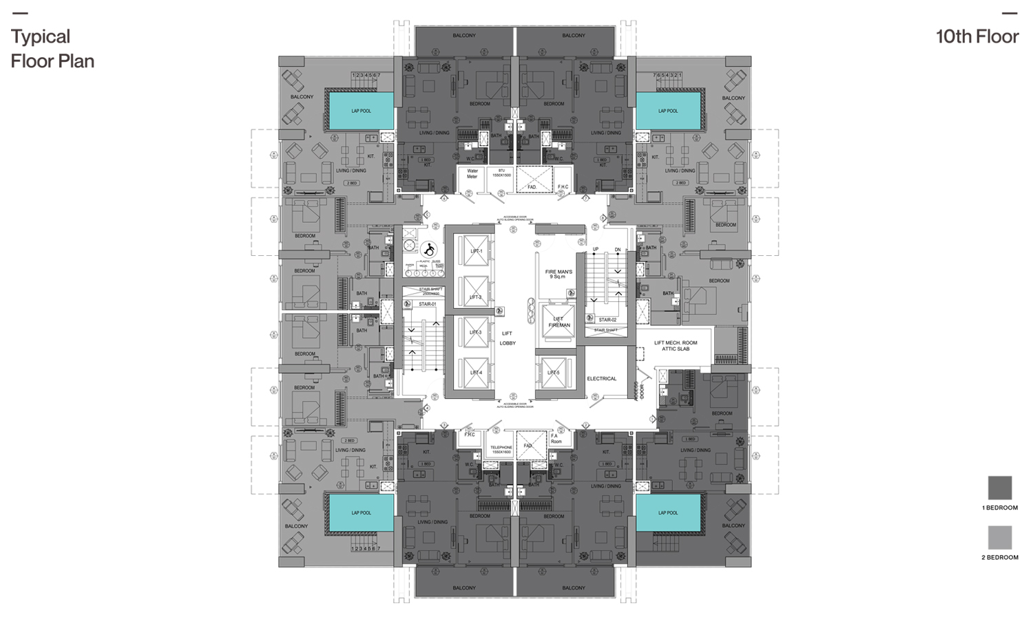 Binghatti Gardenia floor plan 3